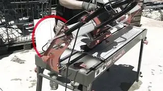 RUBI DC-250 1200 Zero Dust - Elektrische tegelzaagmachine