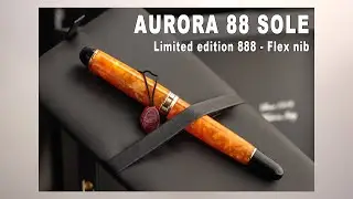Stilografica Aurora 88 Sole Limited edition 888 - flex nib test