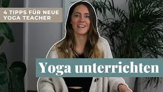 4 Tipps f&uuml;r neue Yogalehrer | mehr Sicherheit beim Yoga unterrichten |  juliah_yoga