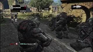 Gears 3 PC Beast Mode on Mercy with most parts involving a gang of Boomer variants. (me as Grinder)