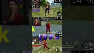 #alok vs k vs skyler🤗 #Free fire ability test #shorts😁 #freefire😍 #viral😊😃
