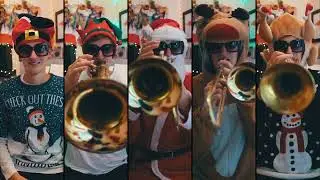 Elton John - Step Into Christmas arranged for Brass Quintet with sheet music