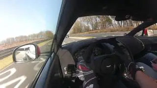 Aston Martin GT8 vs Porsche 991 GT3RS Onboard on Nordschleife