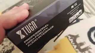 XTUGA E22 звуковая карта распаковка
