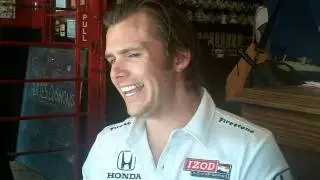 Indy 500 Champ Dan Wheldon Tells Jim Clash About His 2011 Last-Lap Pass