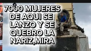 7000 MUJERES DE AQUI SE LANZO Y SE QUEBRO LA NARIZ