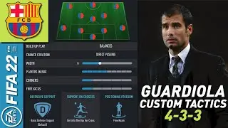 HOW TO PLAY LIKE PEP GUARDIOLA'S FC BARCELONA (2008/09) IN FIFA 22 ULTIMATE TEAM