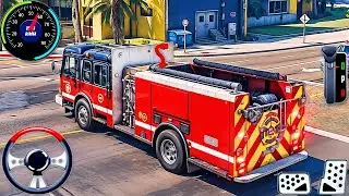 911 Emergency Fire Truck Rescue Driver - Real Helicopter I'm Fireman Simulator 3D - Android GamePlay