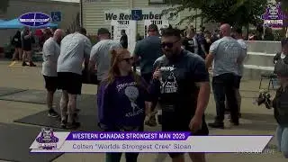 Colten Sloan at Western Canadas Strongest Man 2025