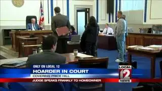 Judge speaks frankly to hoarding homeowner