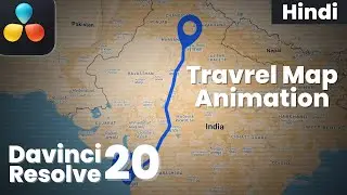 Travel Map Animation in Davinci Resolve