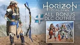 Horizon Zero Dawn - All DLC Outfits (Including Pre Order Bonus Packs) Rare Gears