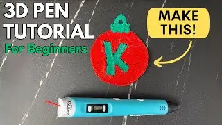 3D Pen Tutorial for Beginners: Christmas Ornament