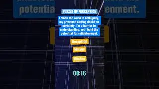 Puzzle of Perception