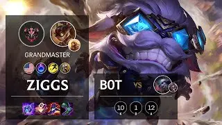 Ziggs Bot vs Tristana - NA Grandmaster Patch 11.5
