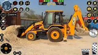 New Excavator Vehicles Driving 3d Snow Collecting Game | Android JCB Excavator simulator gameplay