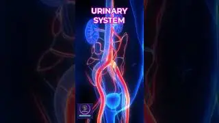 Human Urinary System:  Kidneys with Bladder Anatomy