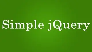simple jquery for beginners