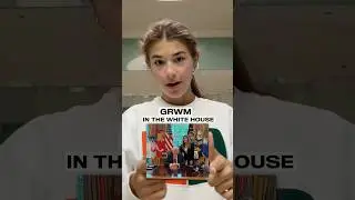 Get ready with me in the WHITE HOUSE! #trump #whitehouse #grwm