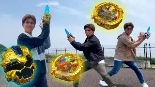 【ユニバース戦士】ゴジュウレオンvsバルイーグル(川島)&ジュウオウイーグル(岩下) 変身ポーズ(第11話ver) やってみた