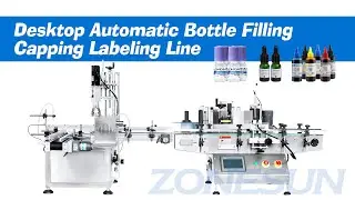 How To Use Benchtop Automatic Amber Glass Dropper Bottle Filling Line?