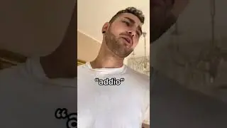 Как сказать &laquo;ДО СВИДАЯ&raquo; по-итальянски #шорты
