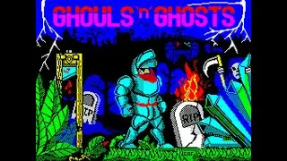 ZX Spectrum Music -  Ghouls 'n' Ghosts - Tim Follin - Title / Attract Mode Music