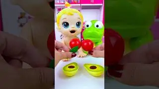 ASMR Unboxing Minnie Mouse & Pororo Avocado Cherry Toy 🥑🍒 | Satisfying ASMR Kitchen Unboxing