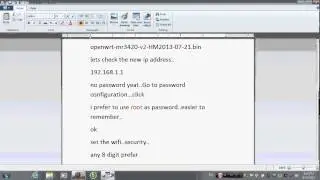How To Flash TL-MR3420 Firmware to openwrt and configure to MAXIS