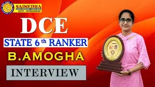 DCE State 6th Ranker TOPPERS TALK at SAIMEDHA KOTI || Interview BY RAJASHEKAR Sir