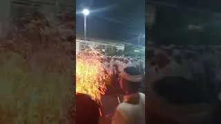 BALI FIRE RUN 🔥 in TRANCE at BARONG CEREMONY (no actors!) ☝️ #tradition #padangbai #rituals