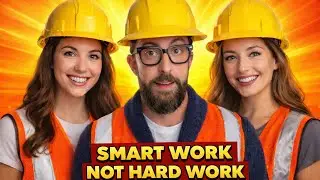 Smart Work Not Hard Work Construction