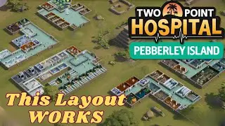 This Layout WORKS In Topless Mountain -  Two Point Hospital (Pebberly Island DLC)