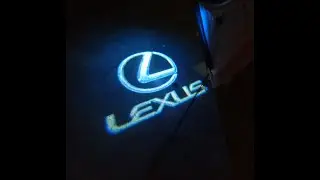 How to install door projector/puddle lights on a lexus is.