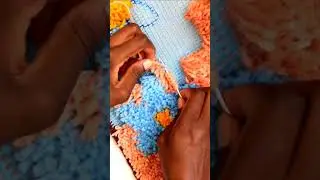Diy Shaggy rug tutorial.  Fastest way to make shaggy rugs