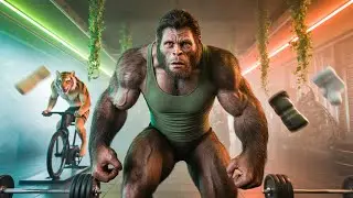 Bigfoot&rsquo;s Epic Gym Vlog 💪😂 | Muscles Before Heartbreak | Jungle Gym Chaos|DIGITAL MARKETING Ads
