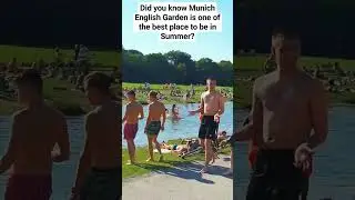 Munich English Garden in Germany one of the largest inner-city parks in the world #shorts #trending