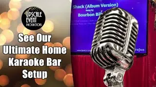 See Our Ultimate Home Karaoke Bar Party Setup!