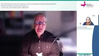 ASCO 2021: Olaparib nach (neo)adjuvanter Chemotherapie bei Keimbahnmutation BRCA 1/2, Prof. Jackisch