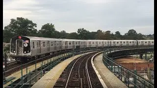 MTA NYC Subway J Train Ride - Front Window View (August 14, 2017)