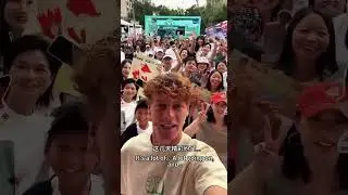 Янник Синнер благодарит болельщиков на China Open 2025 🦊🇨🇳👊🏻