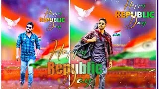 Republic day photo editing | hd background | vinu tech info||