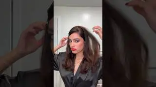 Deep Side Part Hairstyle Tutorial 🎀