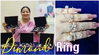 Only 1 gm Gold Diamond Women Finger Ring Designs With weight and Price| Diamond ring designs 2025