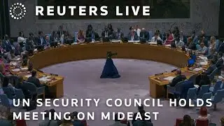 LIVE: UN Security Council holds a meeting on Mideast