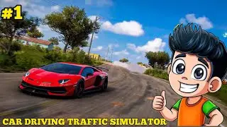 CAR DRIVING TRAFFIC SIMULATOR GAMEPLAY