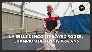 La belle rencontre avec Roger Nicolas, 86 ans, champion de tennis