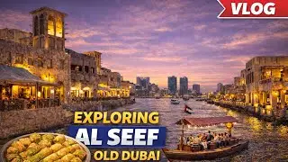 Exploring Al Seef Dubai 🇦🇪 | Old Dubai Vibes | Dubai Trending Baklava  ♥️