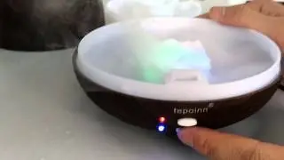 Tepoinn 280ml Wood Essential Oil Diffuser Unboxing & Review