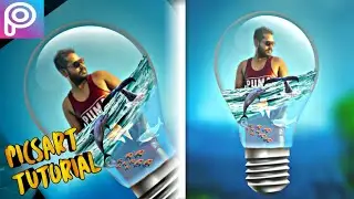PicsArt Bulb Manipulation | PicsArt Editing Tutorial | Picsart Photo Manipulation |